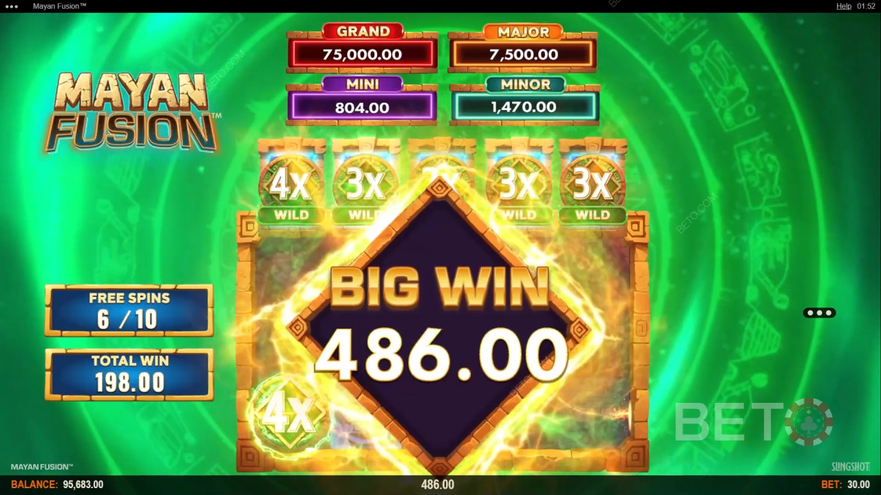 Mayan Fusion felülvizsgálata a BETO Slots által