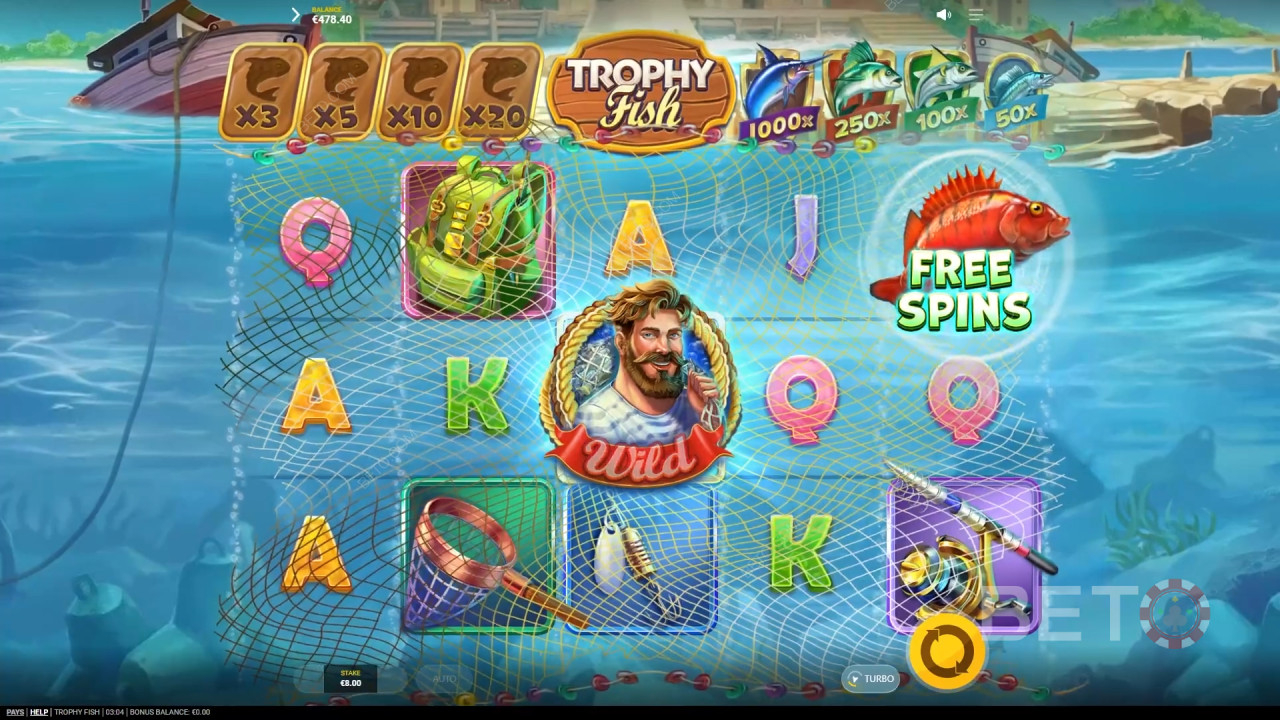 Trophy Fish felülvizsgálata BETO Slots által
