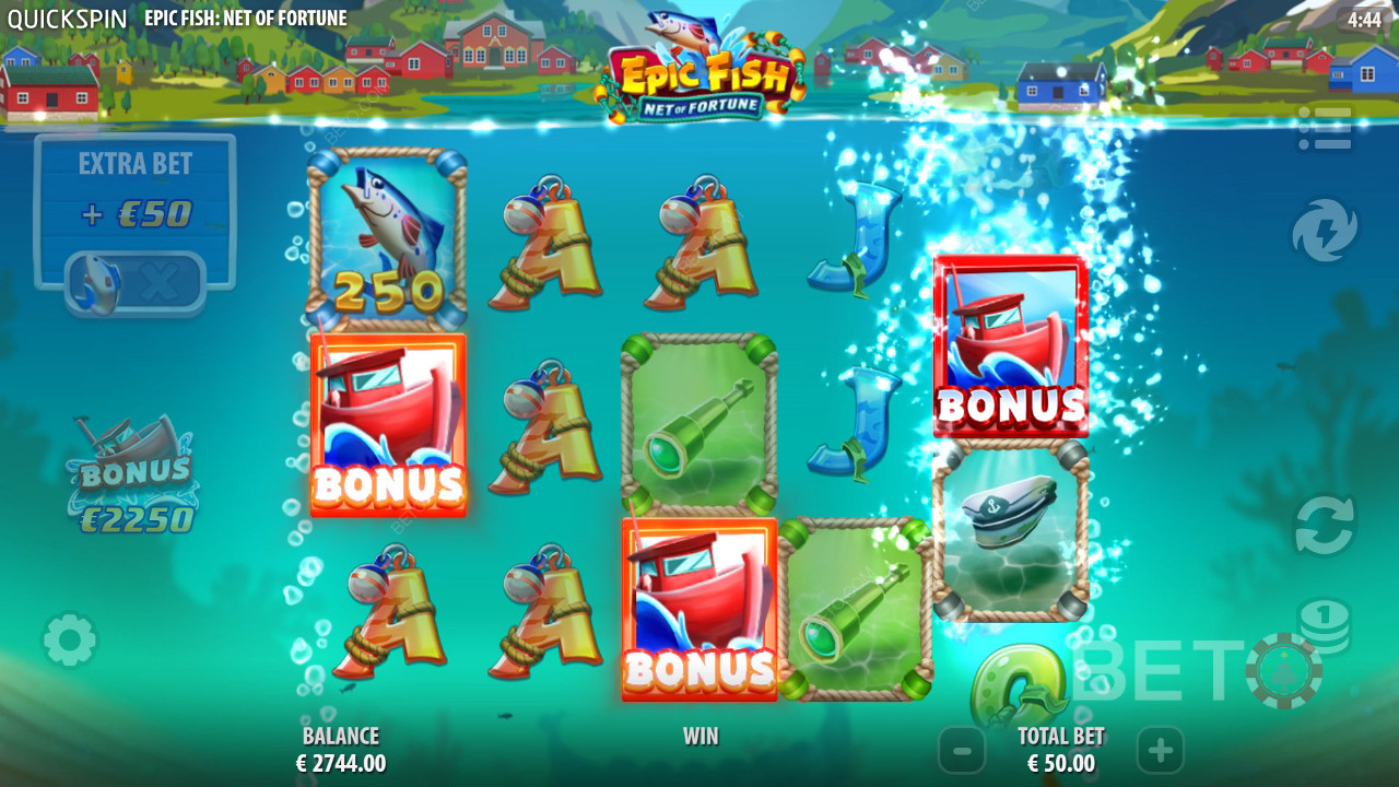 Epic Fish Net of Fortune felülvizsgálata a BETO Slots által