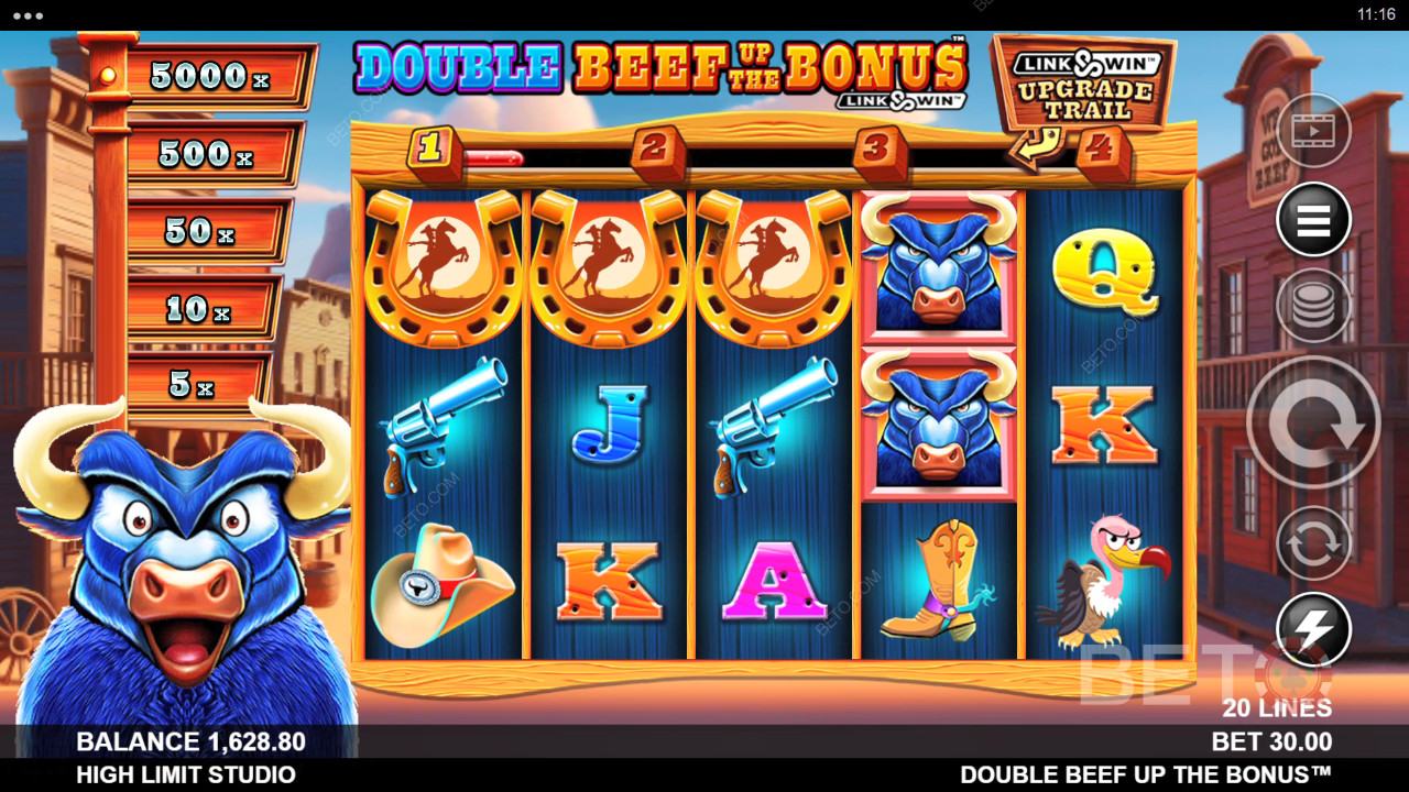 Double Beef Up A bónusz felülvizsgálata a BETO Slots által