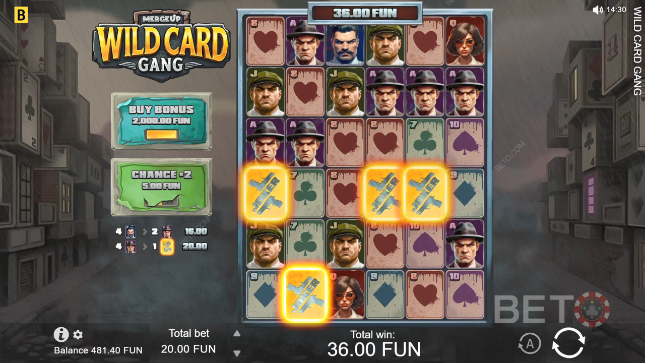 Wild Card Gang felülvizsgálata a BETO Slots által