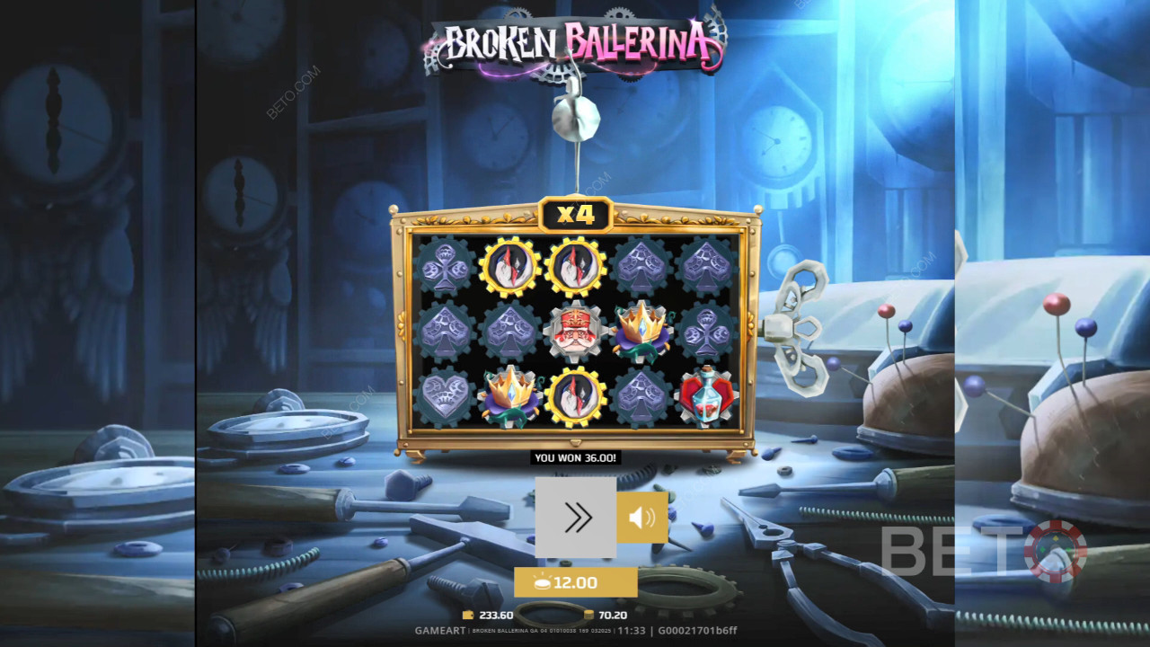 Broken Ballerina felülvizsgálata BETO Slots által