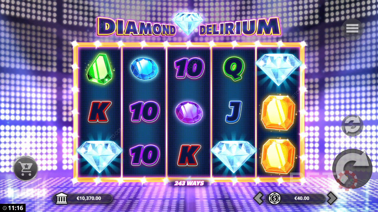 Diamond Delirium felülvizsgálata BETO Slots által