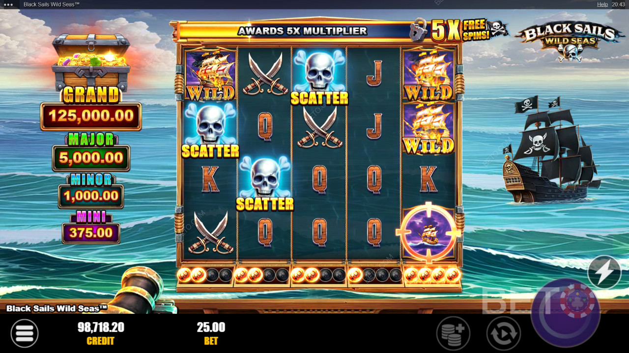 Black Sails Wild Seas felülvizsgálata BETO Slots által