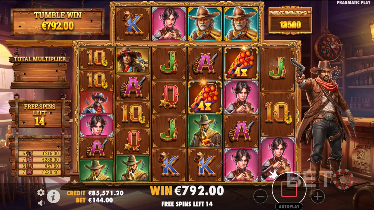 Nyerd meg téted 5000-szeresét a Bandit Megaways online nyerőgépen!