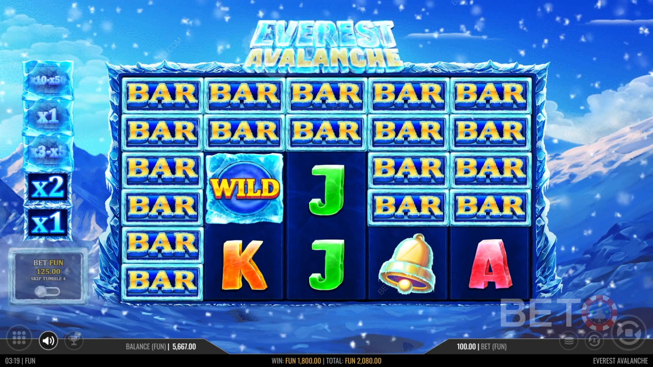 Everest Avalanche felülvizsgálata a BETO Slots által