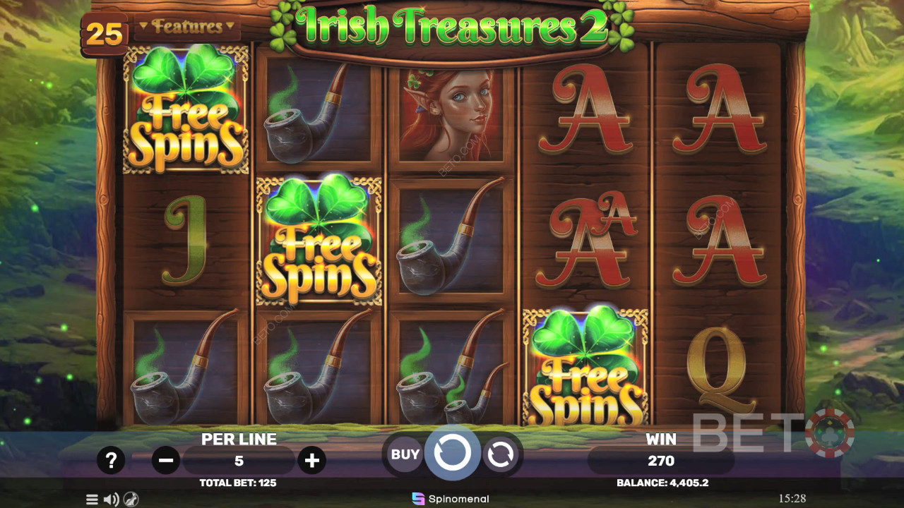 Irish Treasures 2 felülvizsgálata a BETO Slots által