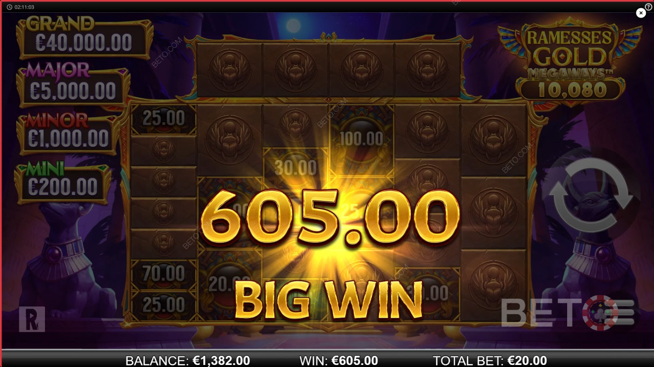 Ramesses Gold Megaways