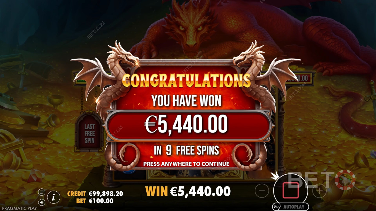 Nyerd meg téted 15,000-szeresét a Sleeping Dragon online nyerőgépen!