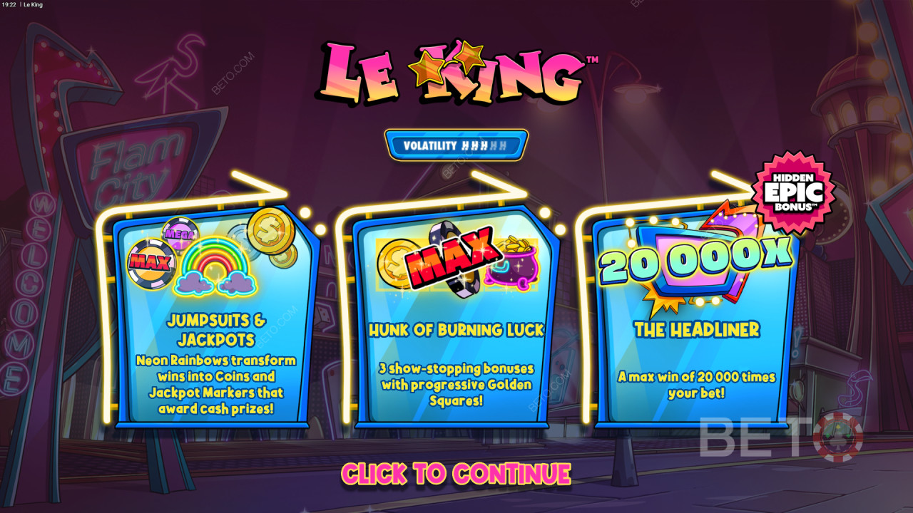 Nyerd meg téted 20,000-szeresét a Le King online nyerőgépen!