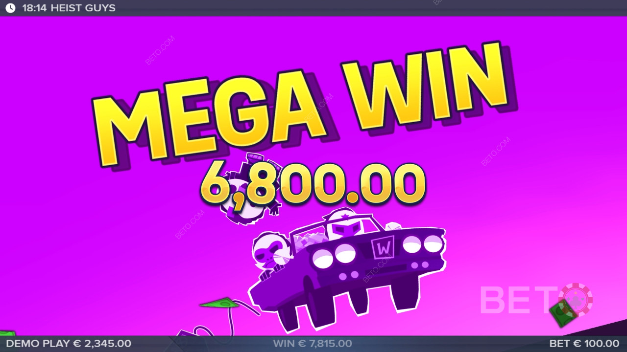 Nyerd meg téted 10,000-szeresét a Heist Guys videó nyerőgépen!