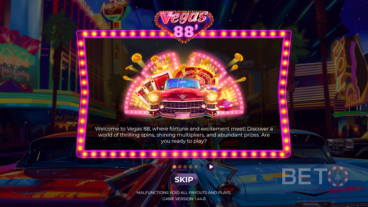 Téma és design: Neon Vegas Vibe