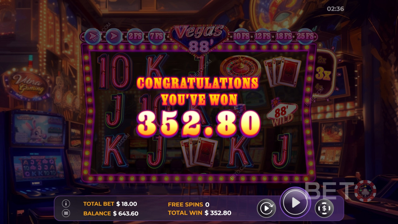 Vegas 88 felülvizsgálata a BETO Slots által