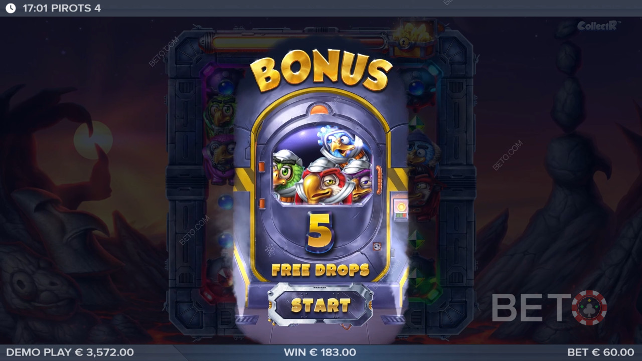 Bónusz funkciók magyarázata a Pirots 4 által ELK Studios