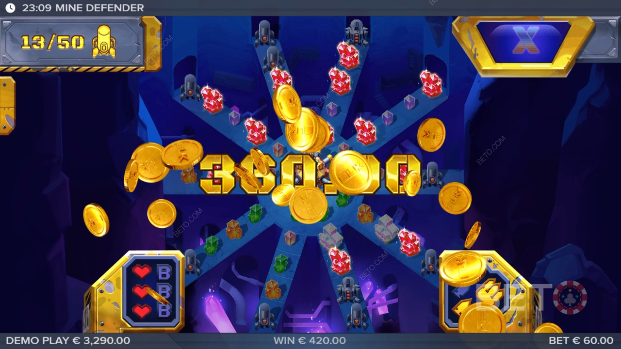 Mine Defender felülvizsgálata BETO Slots által