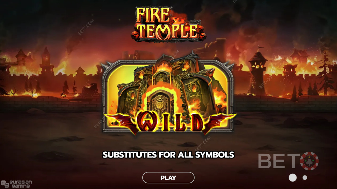 Bónusz funkciók magyarázata a Fire Temple by Eurasian Gaming játékban