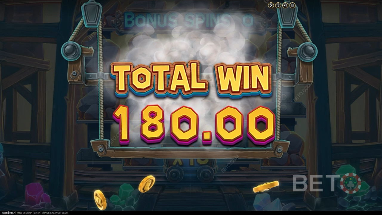 Nyerj 2,484x a tétedből a Mine Blown online nyerőgépen!