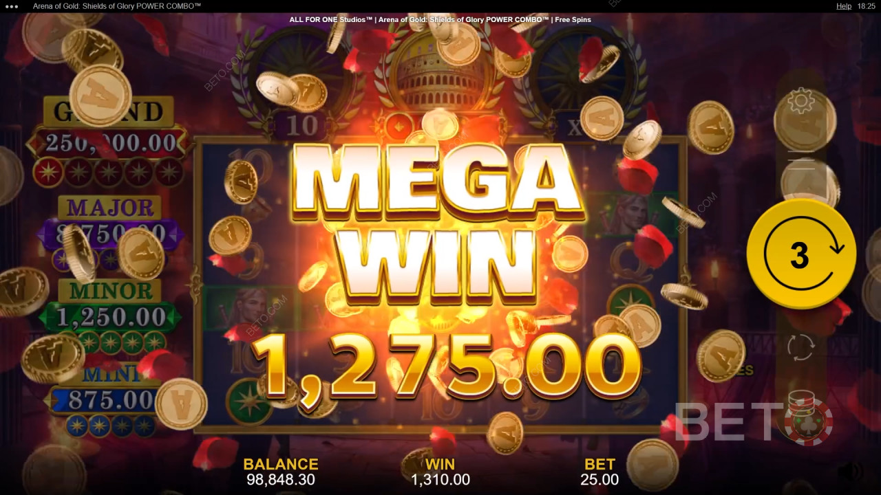 Arany aréna: BETO Slots által készített Power Combo felülvizsgálata