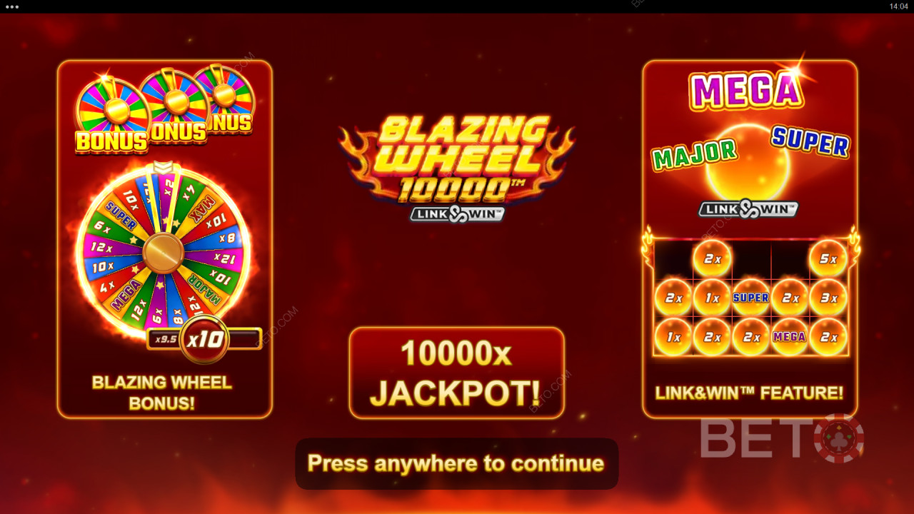 Bónusz funkciók magyarázata a Blazing Wheel 10000-ben a Nailed It! Games