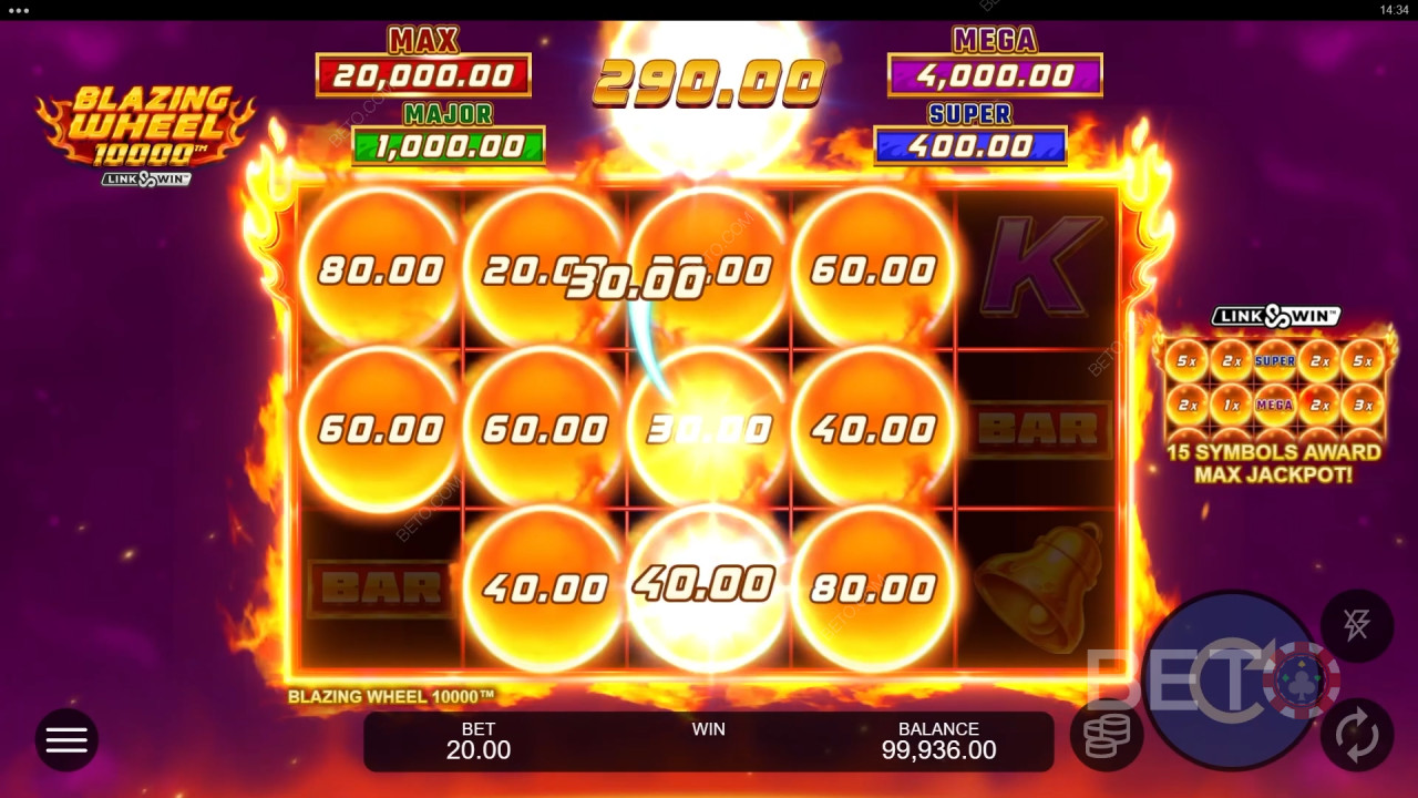 Blazing Wheel 10000 felülvizsgálata BETO Slots által