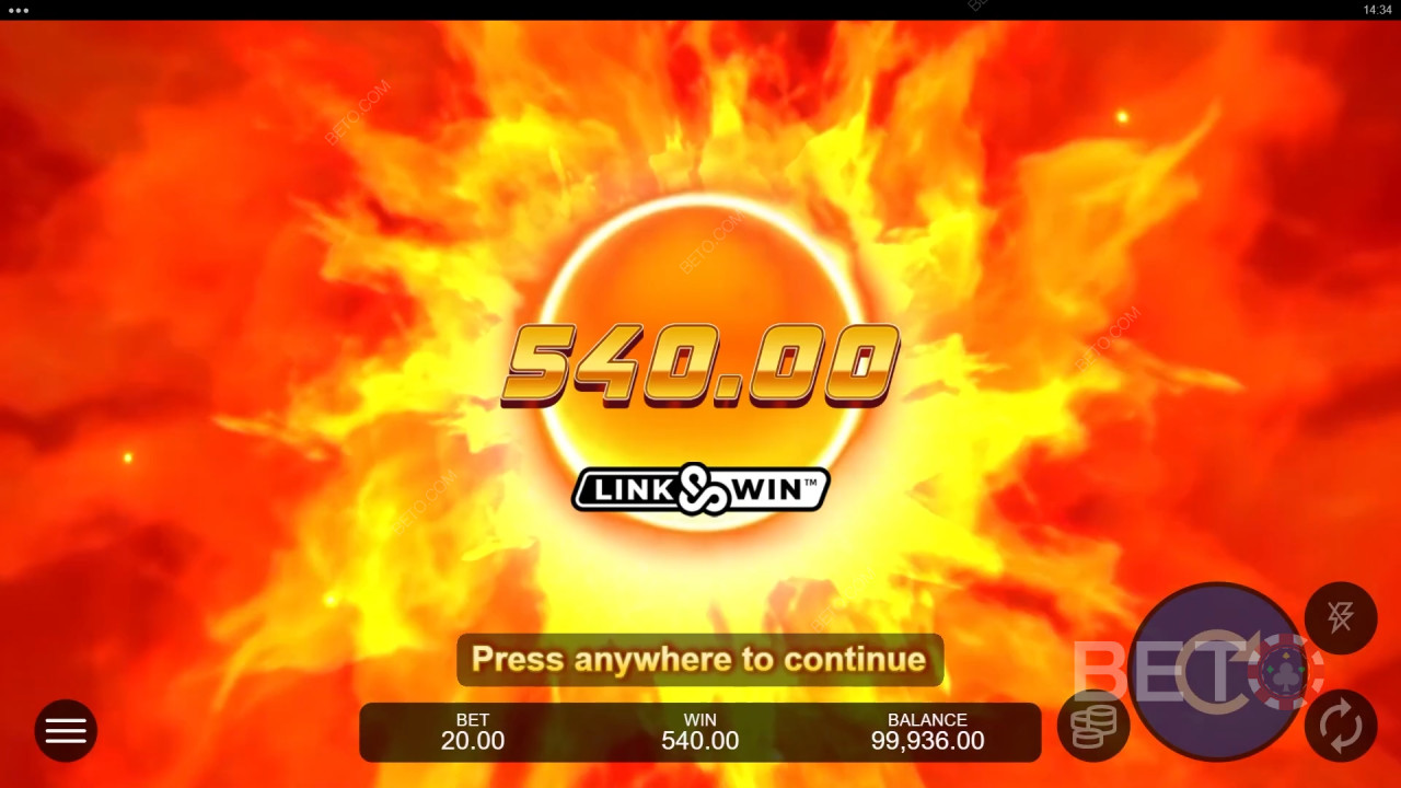 Nyerd meg téted 10,000-szeresét a Blazing Wheel 10000 online nyerőgépen!