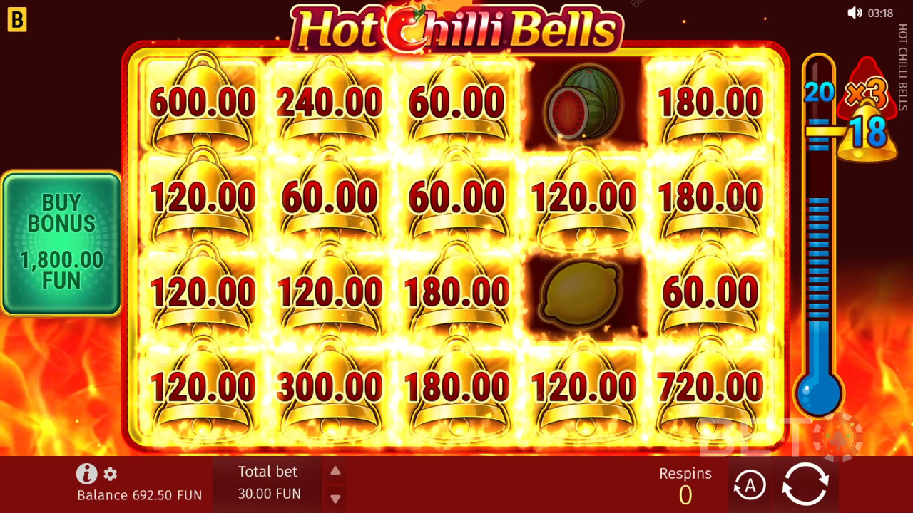 Hot Chilli Bells felülvizsgálata BETO Slots által