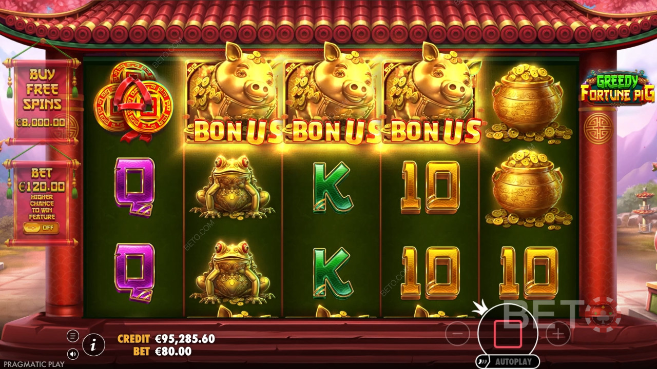 Greedy Fortune Pig felülvizsgálata a BETO Slots által