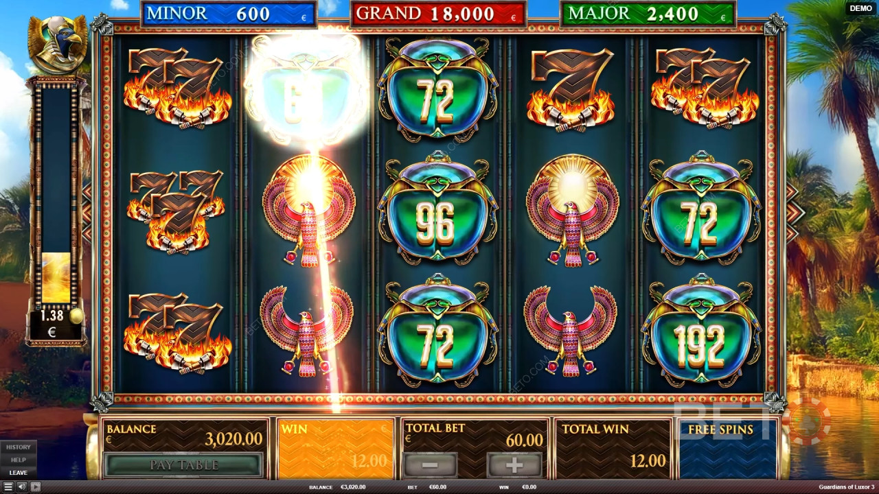 A Guardians of Luxor 3 játék áttekintése a BETO Slots-tól
