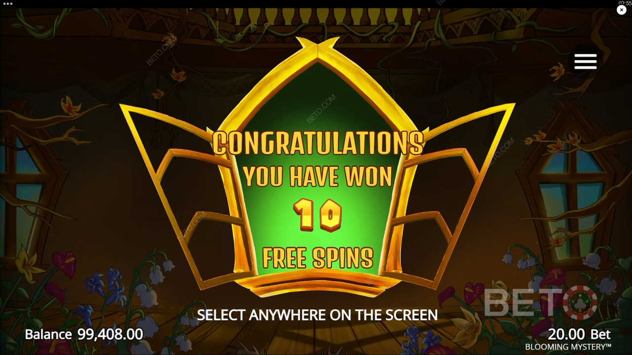 Nyerj 12,500-szoros tétet a Blooming Mystery online nyerőgépen!