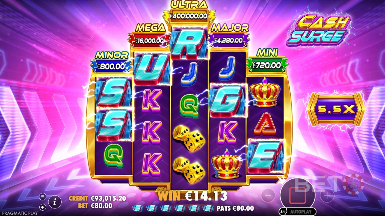Cash Surge felülvizsgálata a BETO Slots által