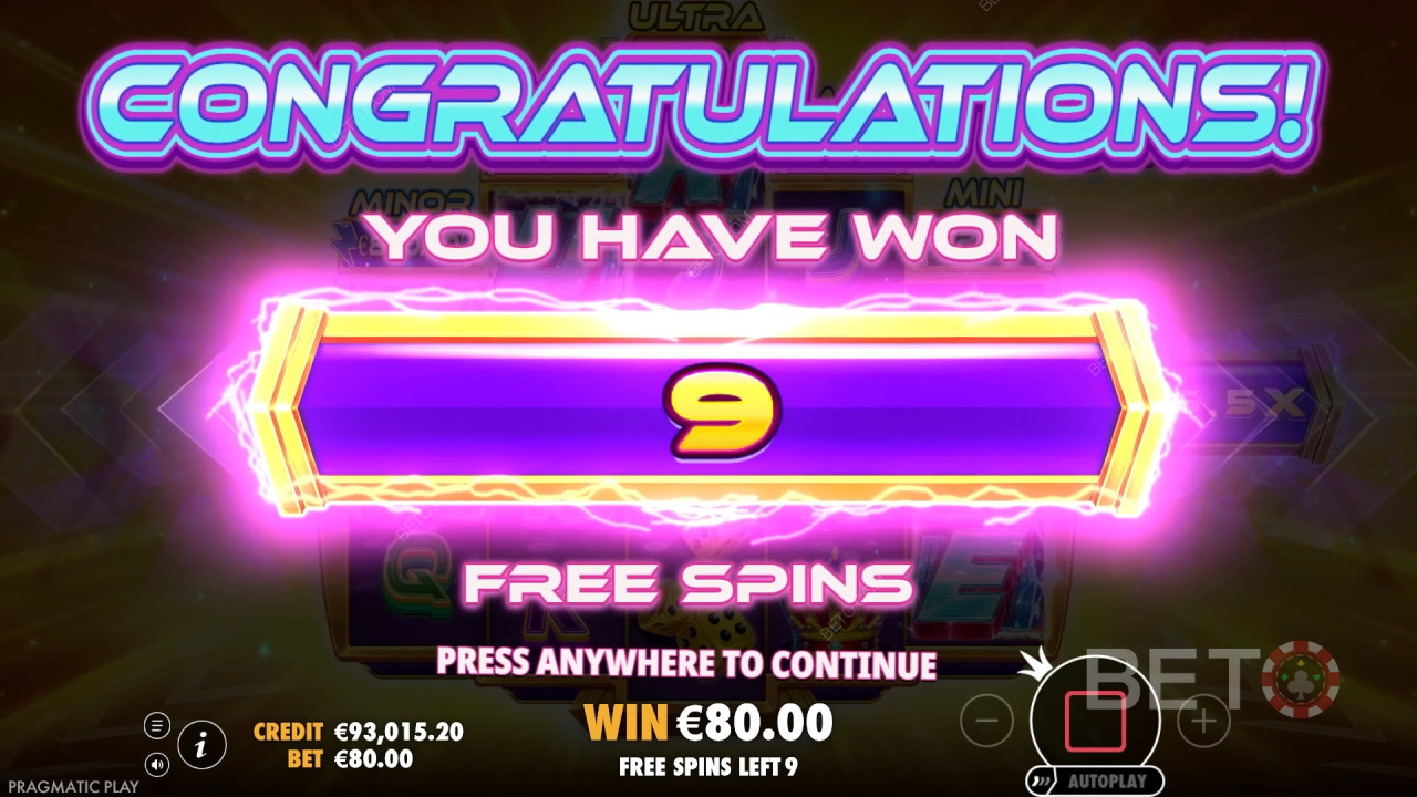Bónusz funkciók magyarázata a Cash Surge által Pragmatic Play