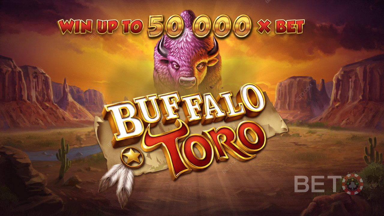 Nyerj akár a téted 50,000-szeresét is a Buffalo Toro online nyerőgépen