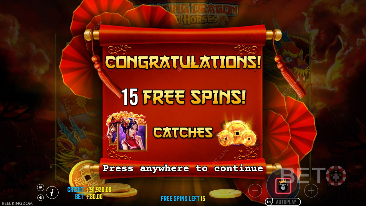 Floating Dragon „Wild Horses” játékismertető a BETO Slots-tól