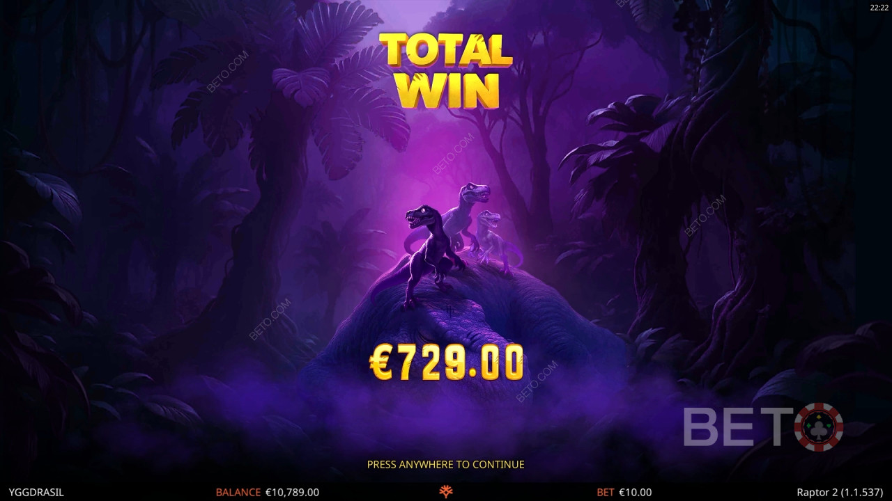 A Raptor 2 játék áttekintése a BETO Slots-tól
