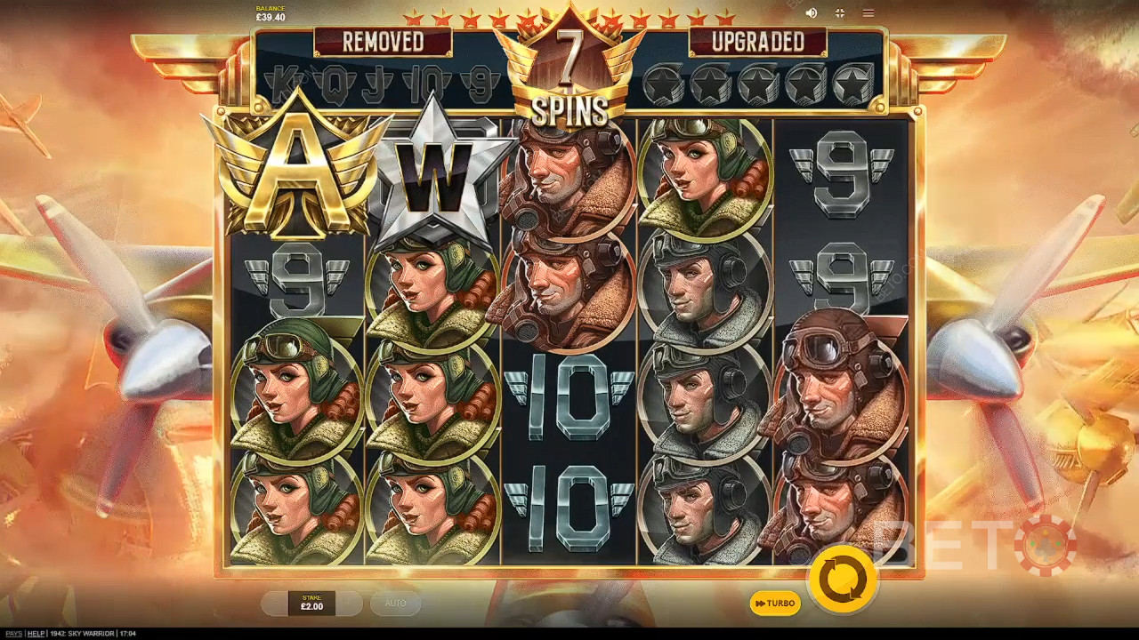 1942 Sky Warrior felülvizsgálata BETO Slots által