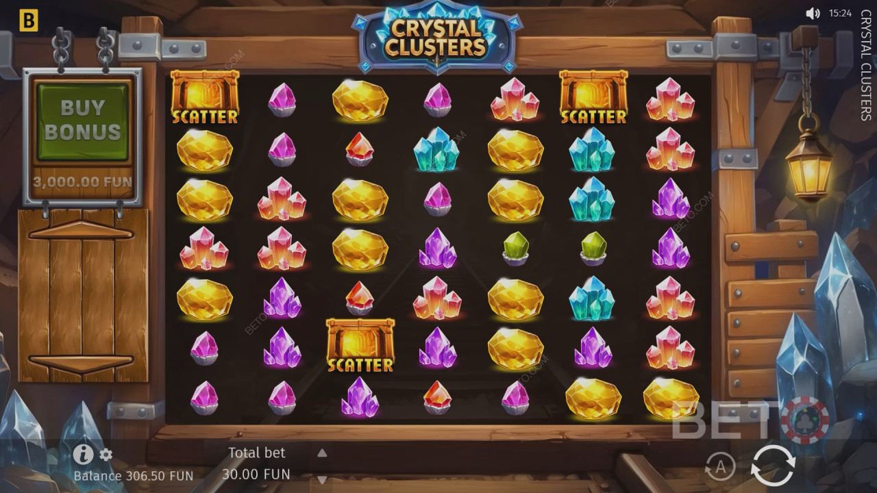A Crystal Clusters áttekintése a BETO Slots-tól
