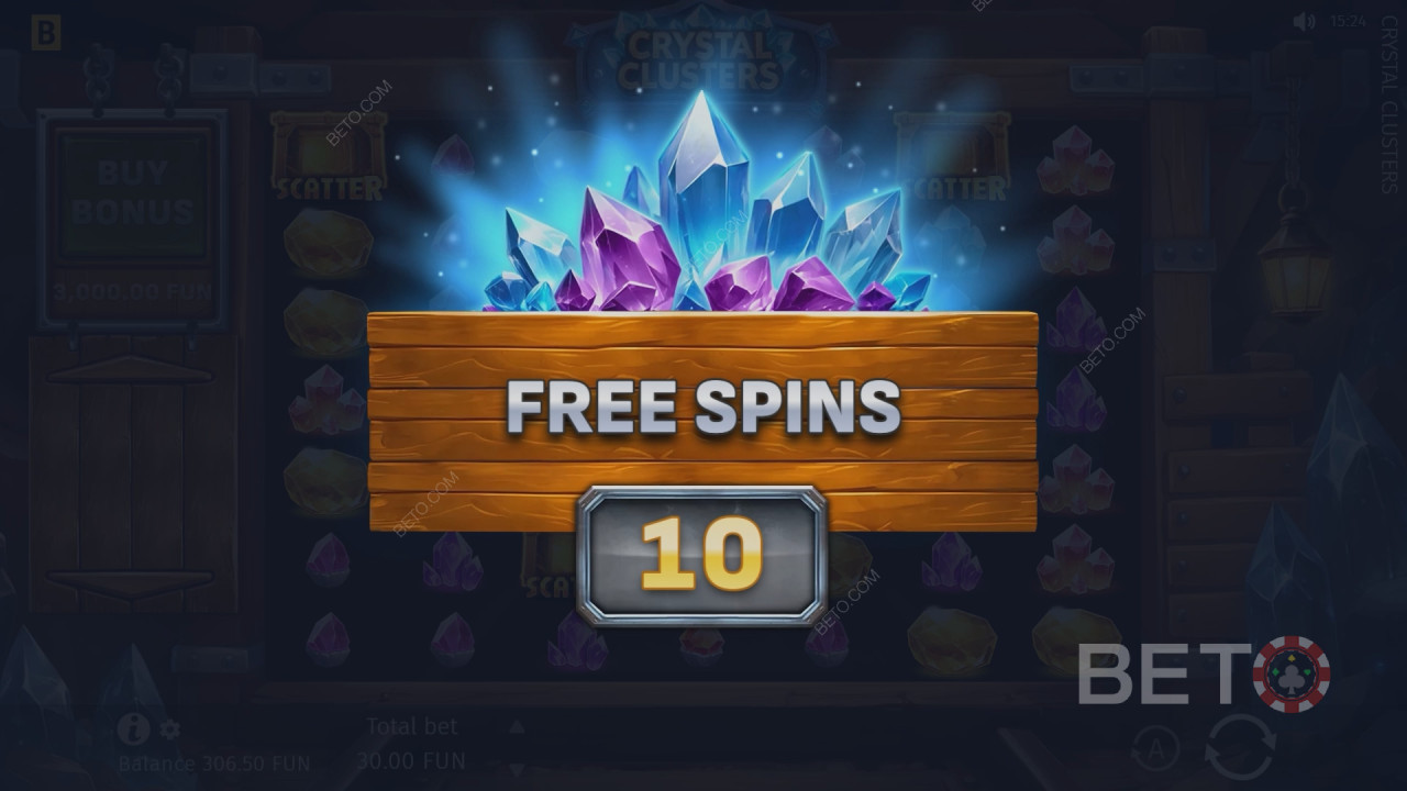 Hogyan kell játszani a BGaming Crystal Clusters játékát?