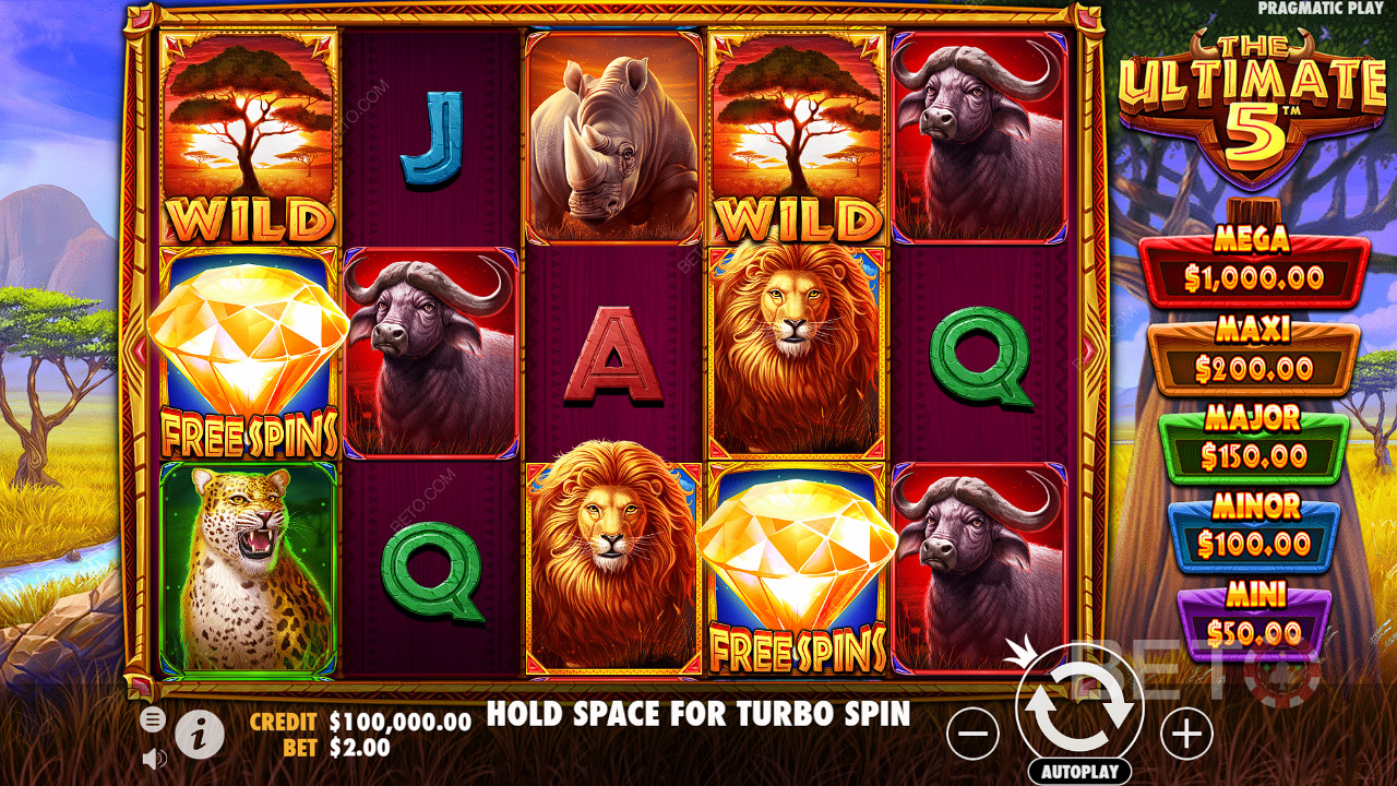 Az Ultimate 5 felülvizsgálata a BETO Slots által