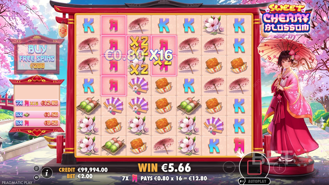 A Sweet Cherry Blossom játék áttekintése a BETO Slots-tól