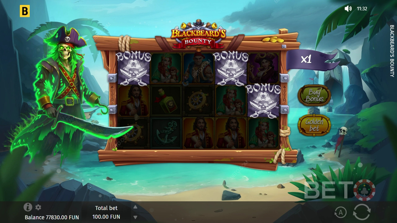 A „Blackbeard’s Bounty” játék áttekintése a BETO Slots jóvoltából