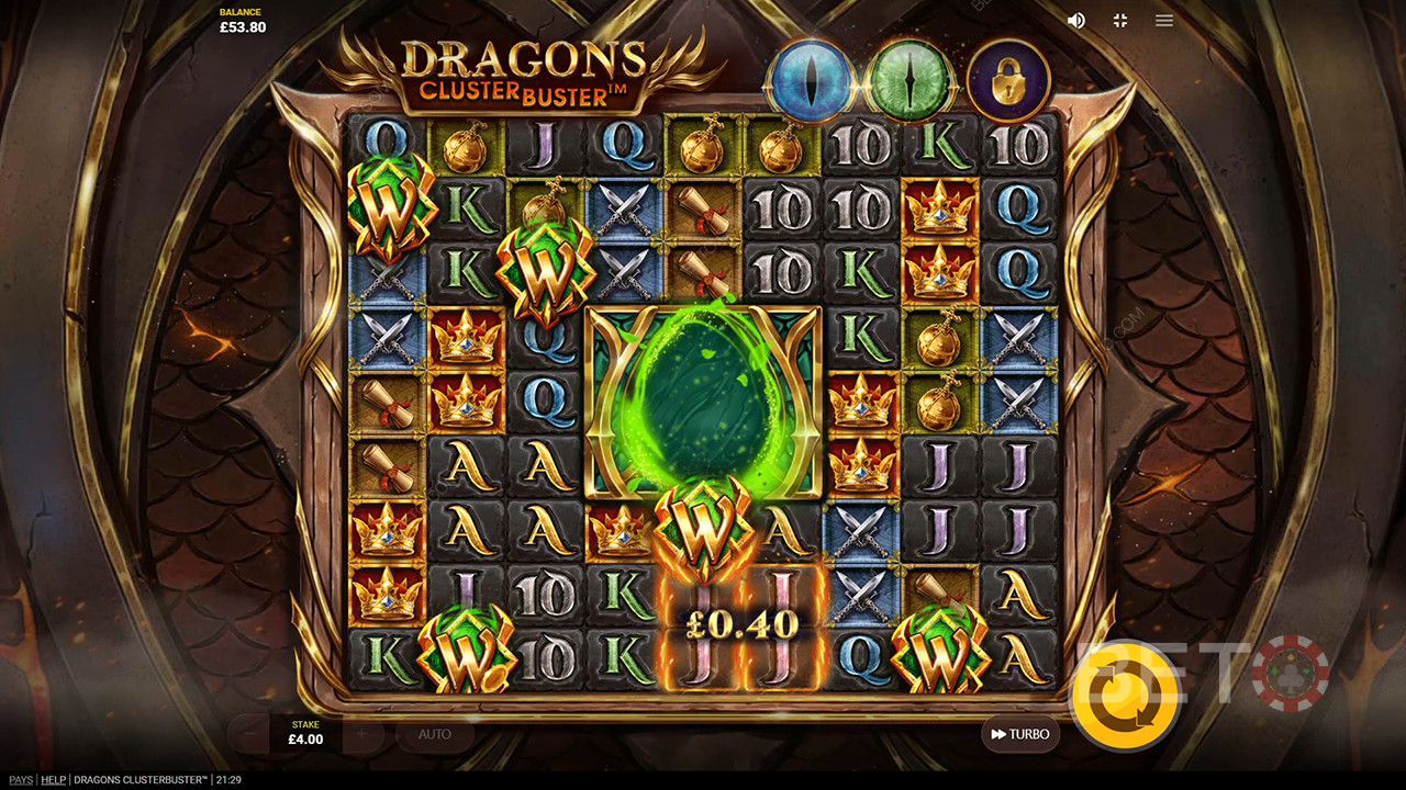 Dragons Clusterbuster felülvizsgálata BETO Slots által