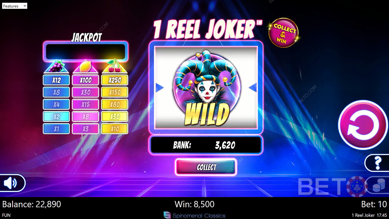 1 Reel Joker felülvizsgálata BETO Slots által