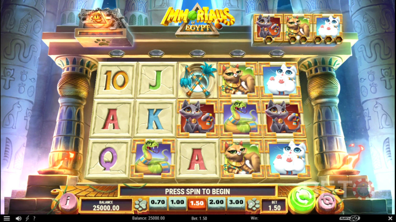 Immortails of Egypt felülvizsgálata BETO Slots által