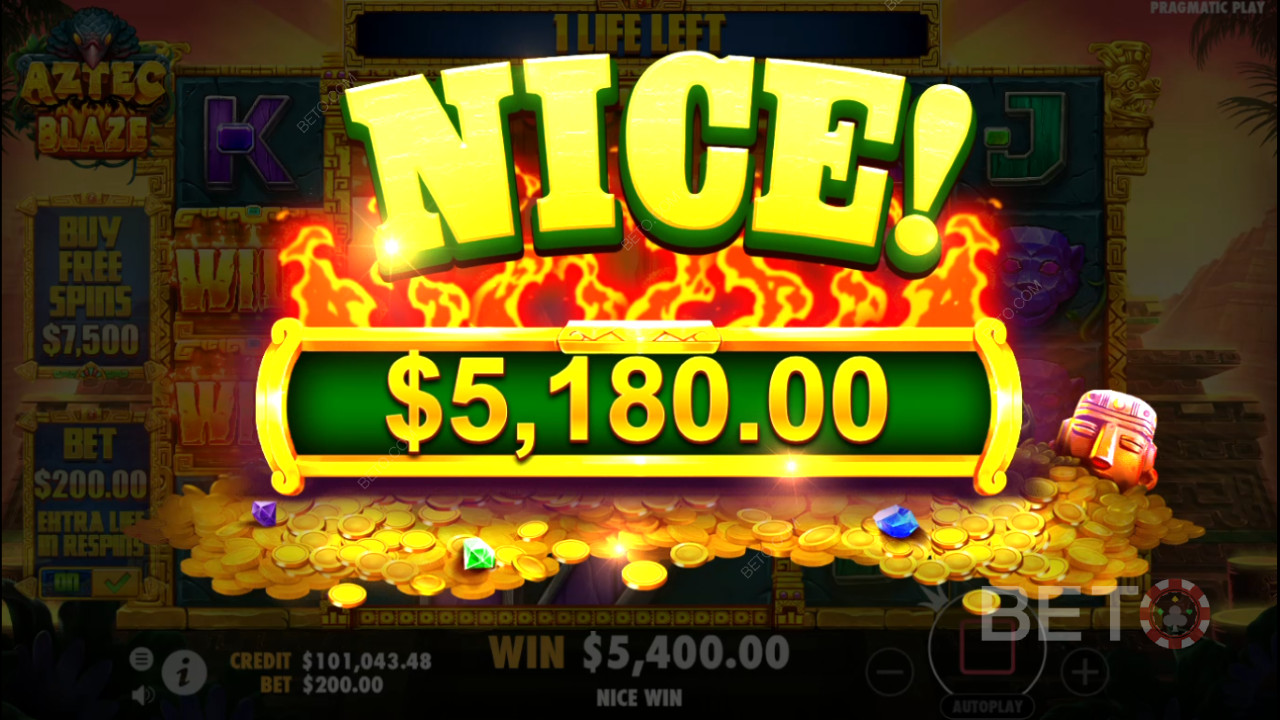 Nyerd meg téted 2000-szeresét az Aztec Blaze online nyerőgépen!