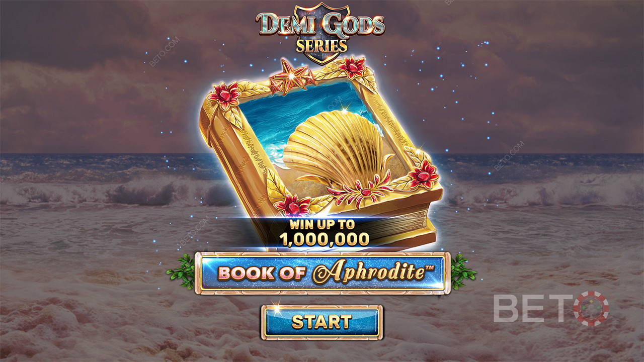 A Book of Aphrodite nyerőgépen a téted 10,000-szeresét nyerheted meg.