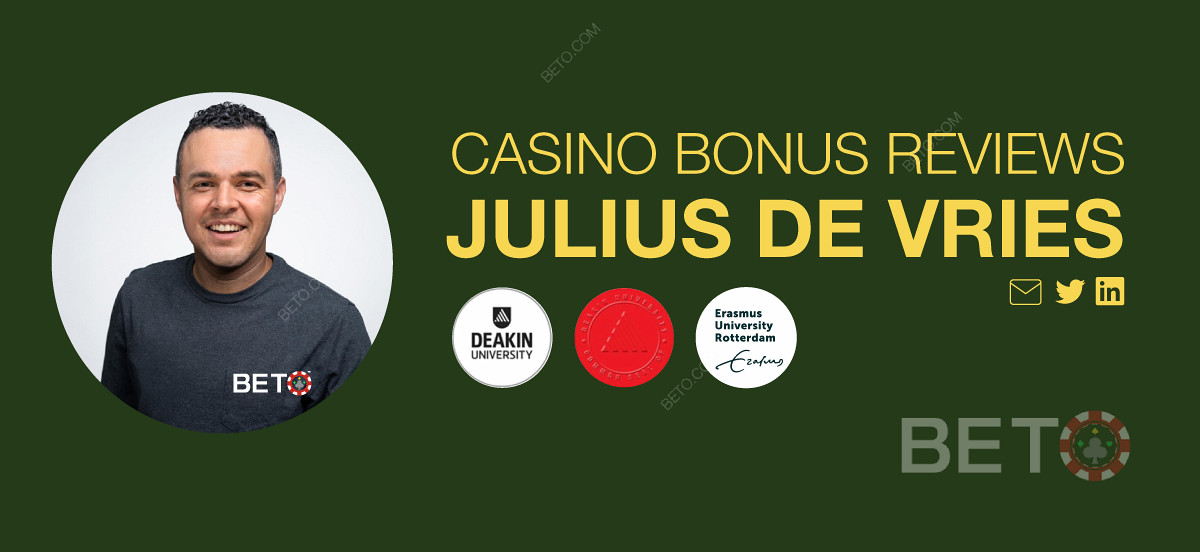 Julius de Vries minősített szerencsejáték-szakértő és író