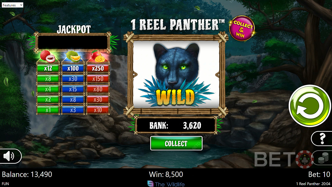 1 tárcsa Panther felülvizsgálata a BETO Slots által