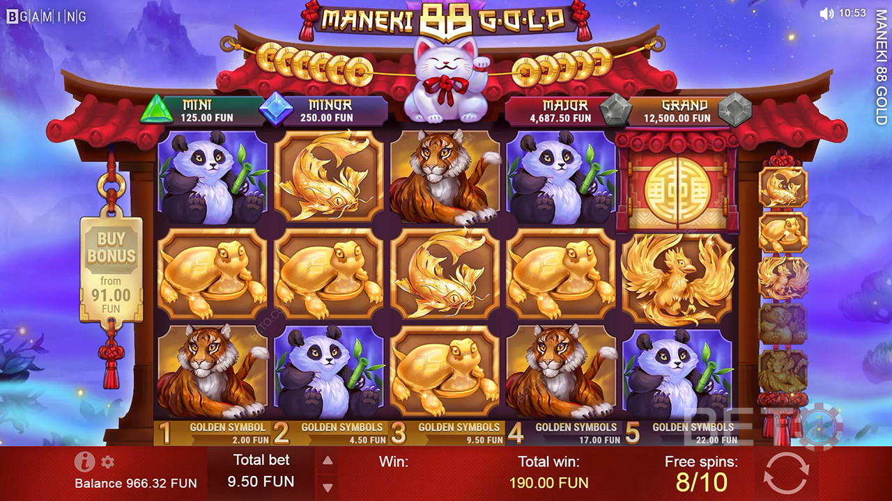 Maneki 88 Gold felülvizsgálata a BETO Slots által