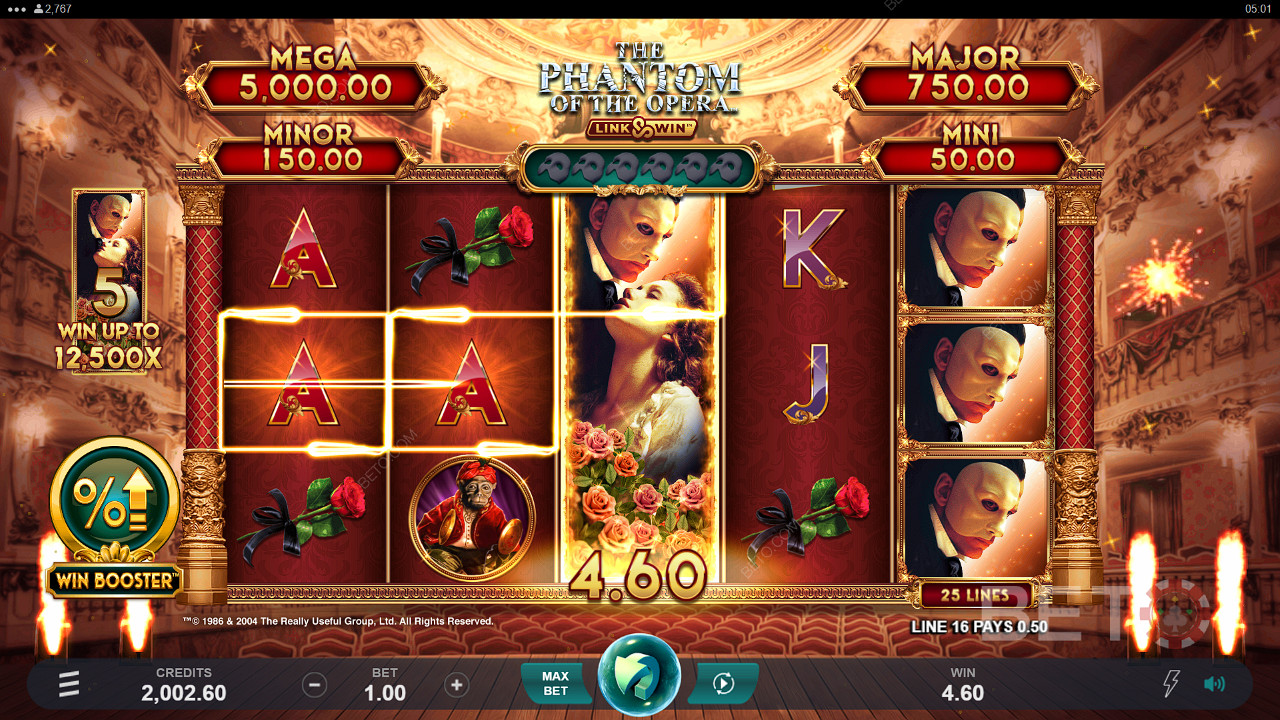 The Phantom of the Opera Link and Win Ingyenes Játék