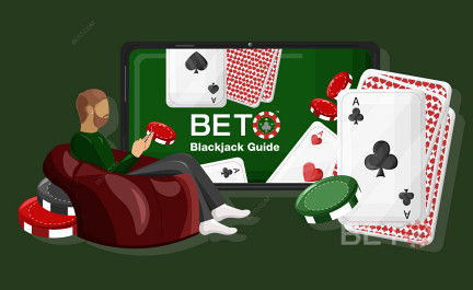 Blackjack játék - Útmutató és puskázó lap